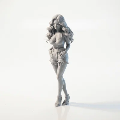 Mô hình tượng nữ sang trọng in 3D Stylish Woman Figurine