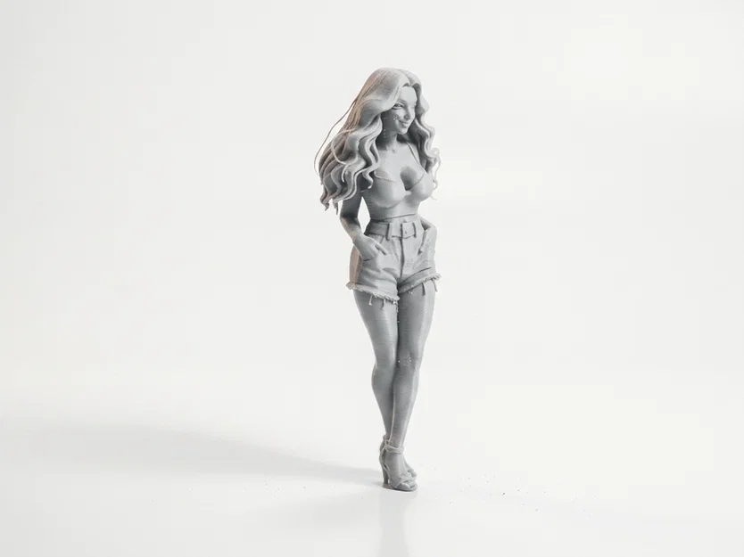 Mô hình tượng nữ sang trọng in 3D Stylish Woman Figurine - Image 2
