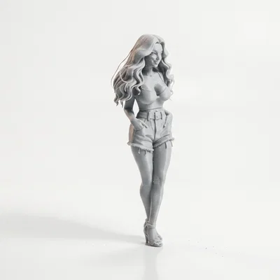 Mô hình tượng nữ sang trọng in 3D Stylish Woman Figurine