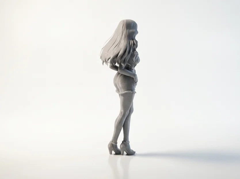 Mô hình tượng nữ sang trọng in 3D Stylish Woman Figurine - Image 3