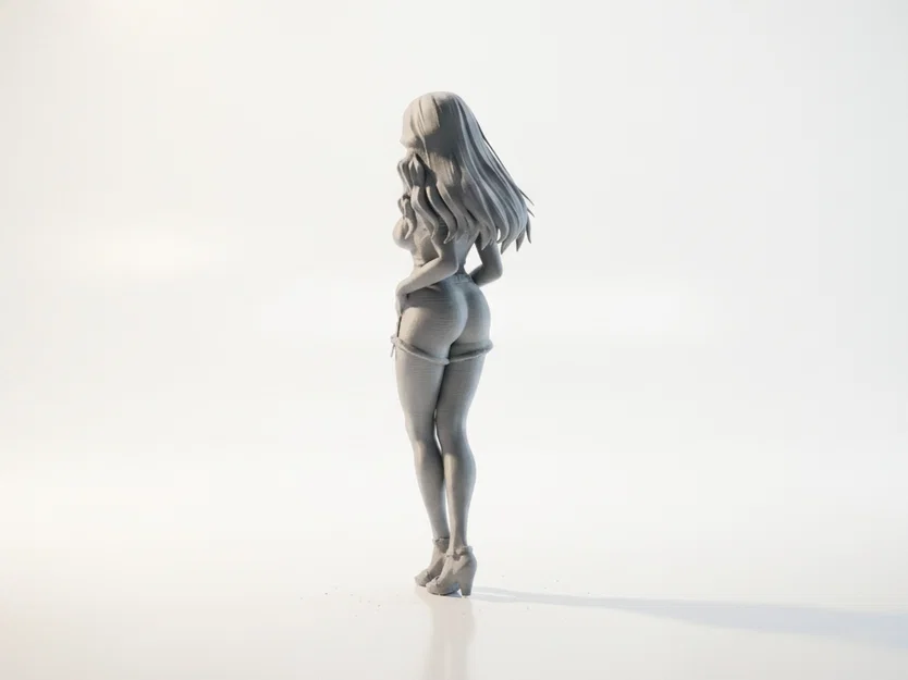 Mô hình tượng nữ sang trọng in 3D Stylish Woman Figurine - Image 4