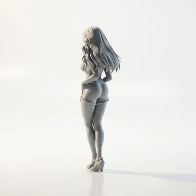Mô hình tượng nữ sang trọng in 3D Stylish Woman Figurine