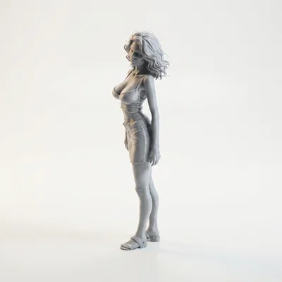 Mô hình tượng nữ nhân vật đầy cuốn hút - Tệp in 3D