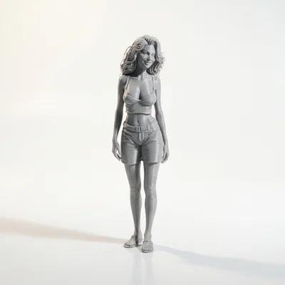 Mô hình tượng nữ nhân vật đầy cuốn hút - Tệp in 3D