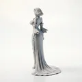Mô hình tượng thiếu nữ Nhật Bản thanh lịch (File in 3D) - Thumbnail 4