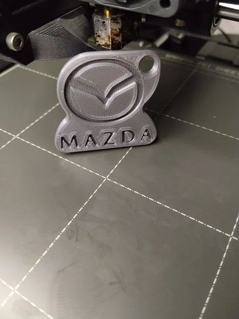 Móc khóa Mazda in 3D thiết kế hai mặt độc đáo - Image 1
