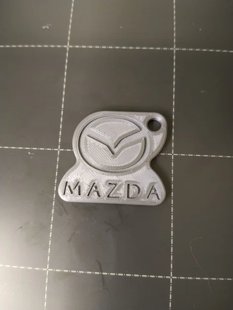 Móc khóa Mazda in 3D thiết kế hai mặt độc đáo - Image 2