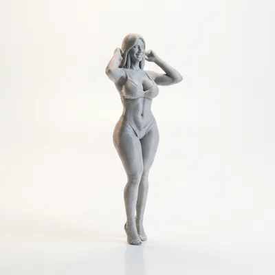 Tượng Nữ Nghệ Thuật - Mô Hình In 3D Chi Tiết