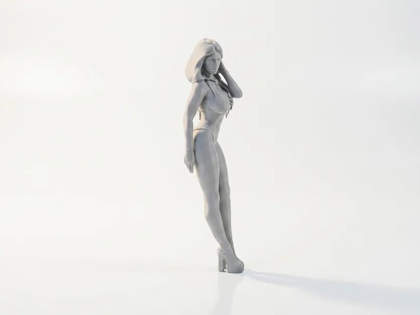 Mô hình tượng nữ diện bikini quyến rũ cho máy in 3D - Image 2