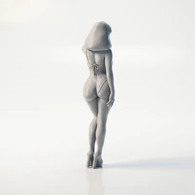 Mô hình tượng nữ diện bikini quyến rũ cho máy in 3D