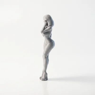 Mô hình tượng nữ diện bikini quyến rũ cho máy in 3D