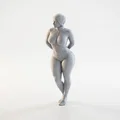 Mô hình 3D nhân vật nữ mặc Bodysuit quyến rũ (Busty Bodysuit Lady) - Thumbnail 1