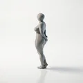 Mô hình 3D nhân vật nữ mặc Bodysuit quyến rũ (Busty Bodysuit Lady) - Thumbnail 4
