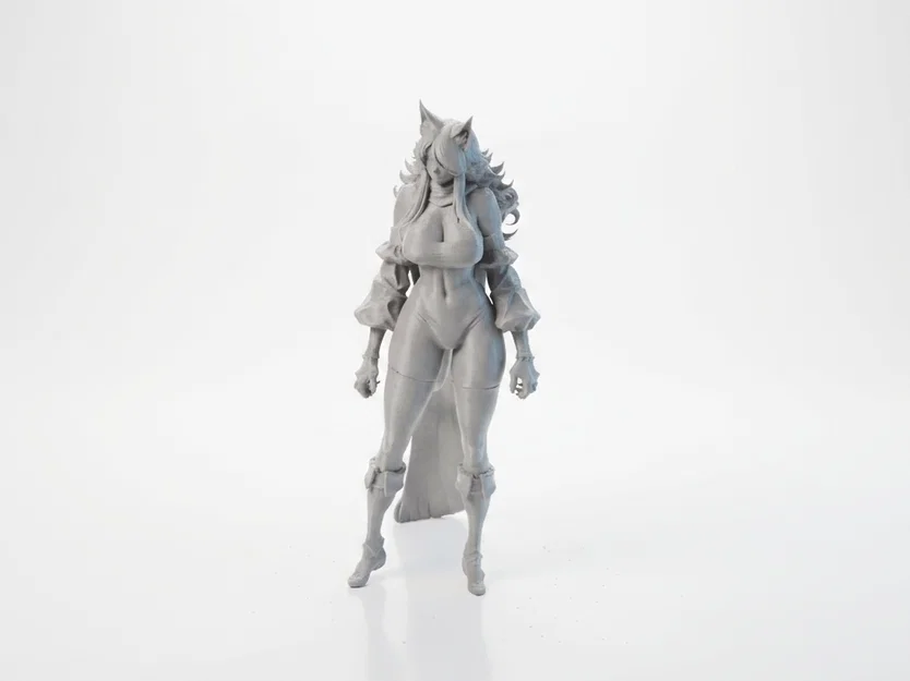 Mô hình 3D Cat Girl - Nhân vật nữ phong cách Neko cho in 3D - Image 1