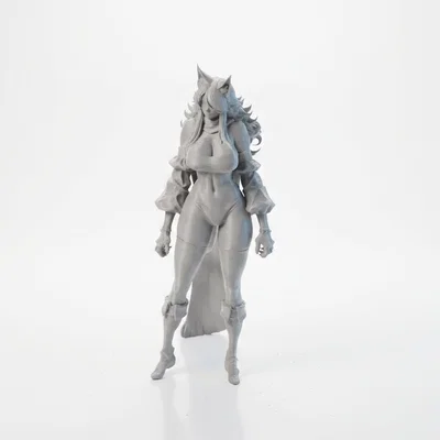 Mô hình 3D Cat Girl - Nhân vật nữ phong cách Neko cho in 3D