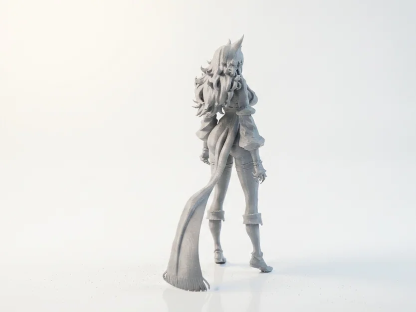 Mô hình 3D Cat Girl - Nhân vật nữ phong cách Neko cho in 3D - Image 3