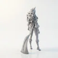 Mô hình 3D Cat Girl - Nhân vật nữ phong cách Neko cho in 3D - Thumbnail 3
