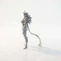 Mô hình 3D Cat Girl - Nhân vật nữ phong cách Neko cho in 3D - Thumbnail 4