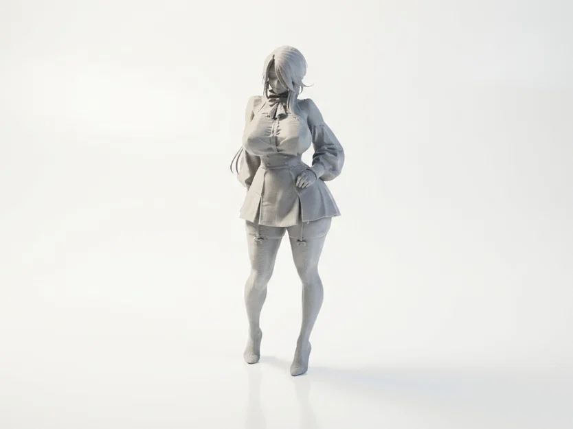 Mô hình nhân vật nữ Anime 3D - File in 3D cao cấp - Image 1