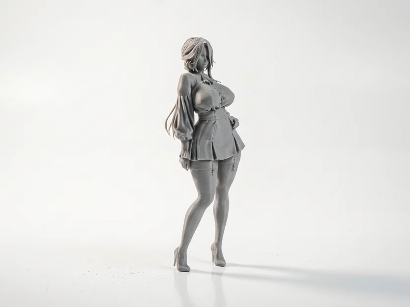 Mô hình nhân vật nữ Anime 3D - File in 3D cao cấp - Image 2