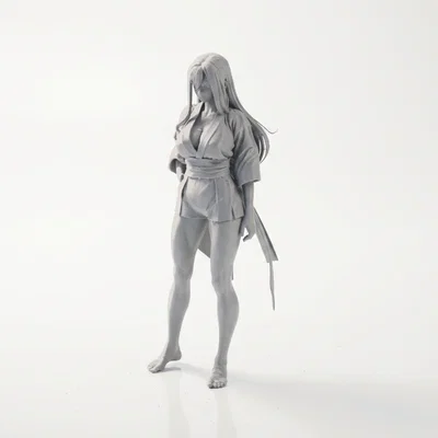Mô hình nữ võ sĩ in 3D (Martial Arts Female Figurine)