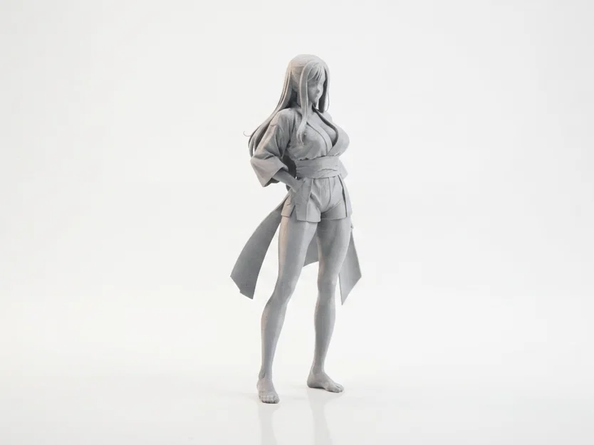 Mô hình nữ võ sĩ in 3D (Martial Arts Female Figurine) - Image 2