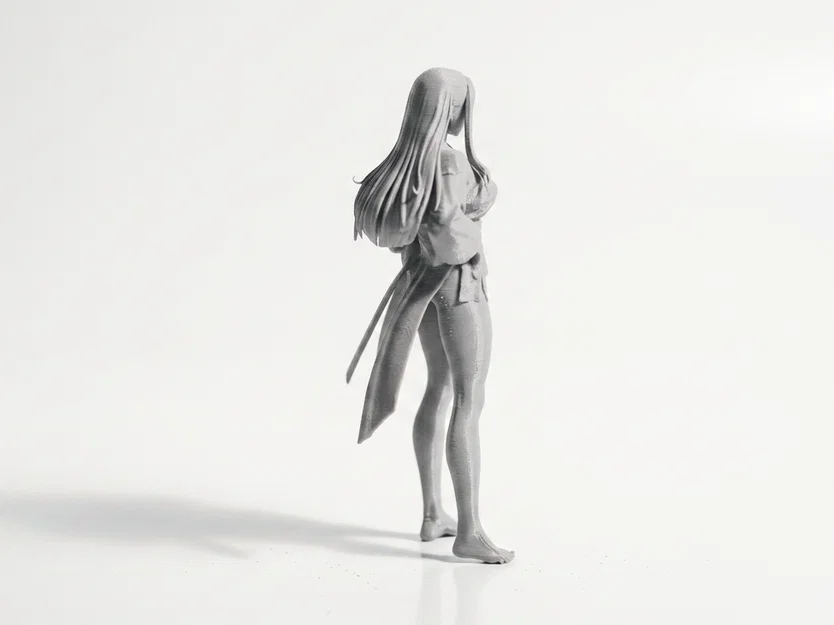 Mô hình nữ võ sĩ in 3D (Martial Arts Female Figurine) - Image 3