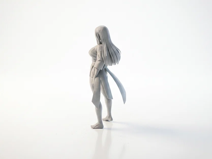 Mô hình nữ võ sĩ in 3D (Martial Arts Female Figurine) - Image 4