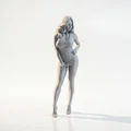 Mô Hình 3D Cô Gái Thanh Lịch - Tượng Nữ Trang Trí In 3D - Thumbnail 2