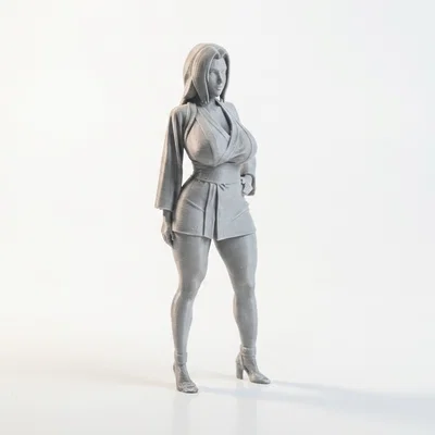 Mô hình Nữ Võ Sĩ Đạo (Dojo Girl) in 3D tuyệt đẹp