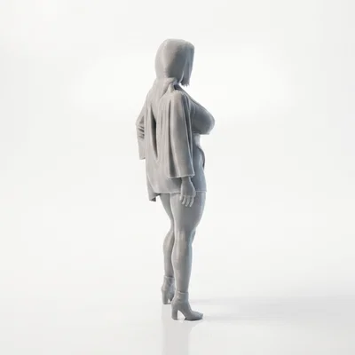 Mô hình Nữ Võ Sĩ Đạo (Dojo Girl) in 3D tuyệt đẹp