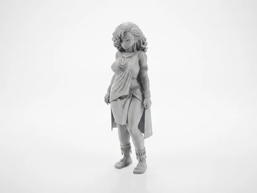 Mô hình 3D nữ chiến binh Elf giả tưởng có thể in 3D - Image 1