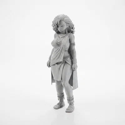 Mô hình 3D nữ chiến binh Elf giả tưởng có thể in 3D