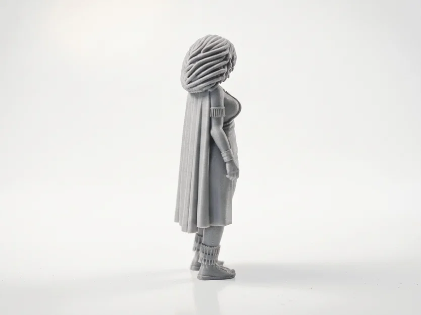 Mô hình 3D nữ chiến binh Elf giả tưởng có thể in 3D - Image 3