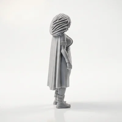 Mô hình 3D nữ chiến binh Elf giả tưởng có thể in 3D