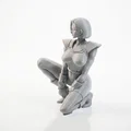 Mô hình Nữ nhân vật Tương lai - Tượng Sci-Fi 3D có thể in - Thumbnail 1