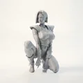 Mô hình Nữ nhân vật Tương lai - Tượng Sci-Fi 3D có thể in - Thumbnail 2