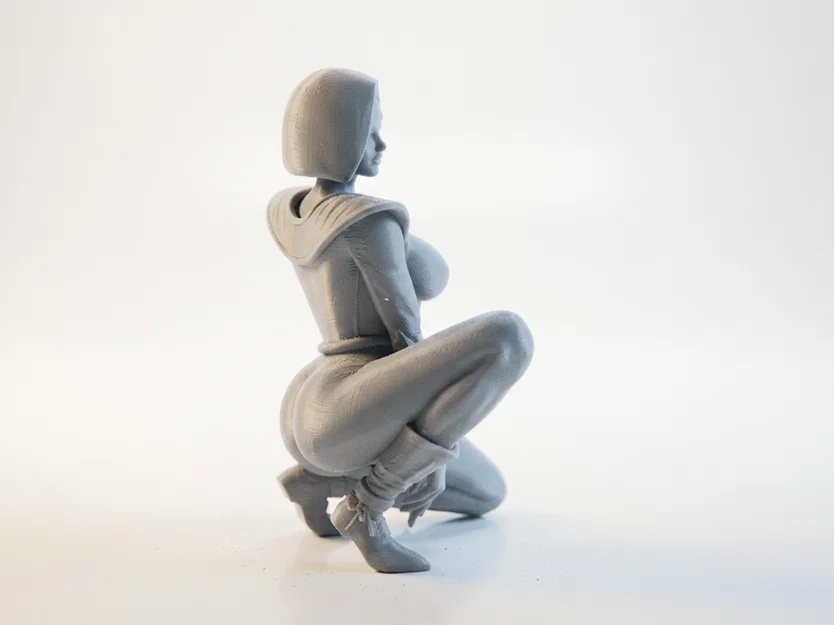 Mô hình Nữ nhân vật Tương lai - Tượng Sci-Fi 3D có thể in - Image 3