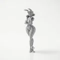 Mô hình 3D cô gái Bunny đáng yêu in được - Thumbnail 1