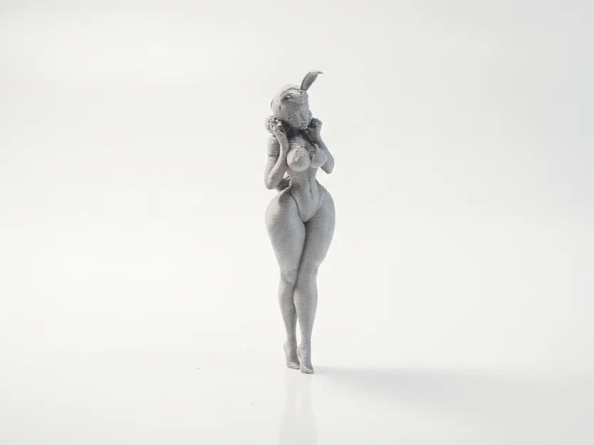 Mô hình 3D cô gái Bunny đáng yêu in được - Image 2