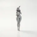 Mô hình 3D cô gái Bunny đáng yêu in được - Thumbnail 2