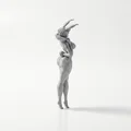 Mô hình 3D cô gái Bunny đáng yêu in được - Thumbnail 3