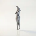 Mô hình 3D cô gái Bunny đáng yêu in được - Thumbnail 4