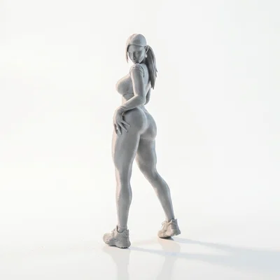 Mô hình nhân vật nữ bodysuit 3D tinh tế dành cho người yêu thích in ấn