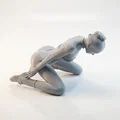 Tượng Nữ Điêu Khắc Nghệ Thuật 3D Dùng Để Trưng Bày Bàn Làm Việc - Thumbnail 1