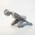 Tượng Nữ Điêu Khắc Nghệ Thuật 3D Dùng Để Trưng Bày Bàn Làm Việc - Thumbnail 2
