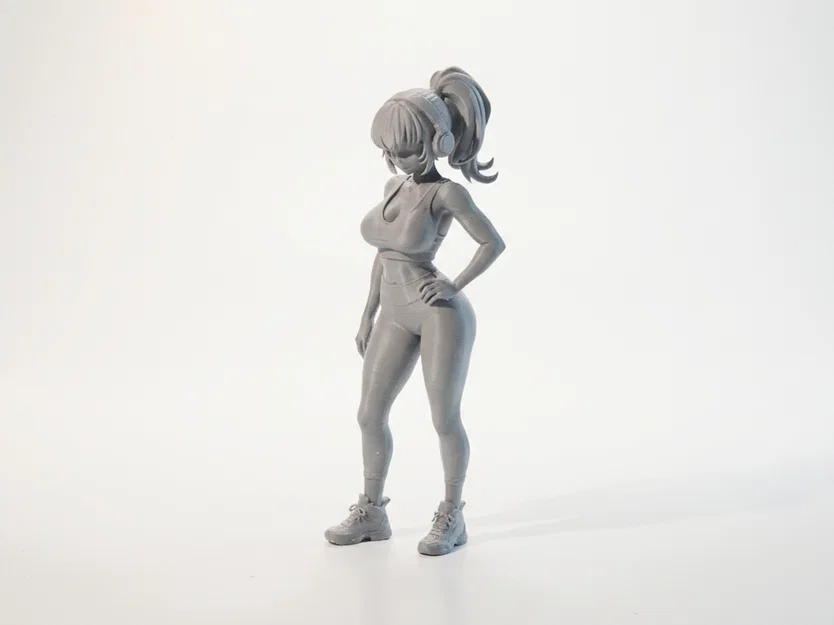 Mô Hình Nhân Vật Nữ Phong Cách Anime In 3D - Image 1