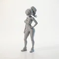 Mô Hình Nhân Vật Nữ Phong Cách Anime In 3D - Thumbnail 1