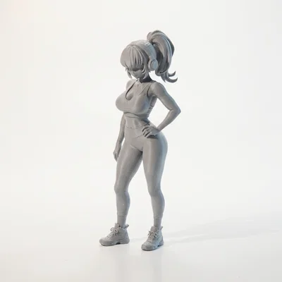 Mô Hình Nhân Vật Nữ Phong Cách Anime In 3D