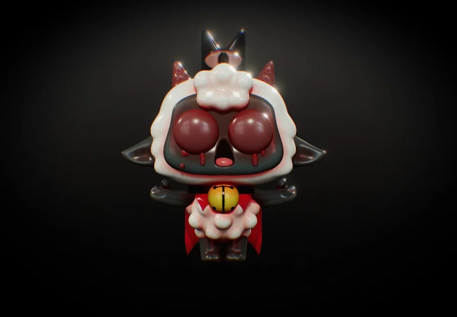 Cult of the Lamb - Mô hình The Lamb | File STL để sơn (Không kèm đế) - Image 1